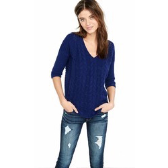 Express Sweaters - Express oversized cable knit sweater
